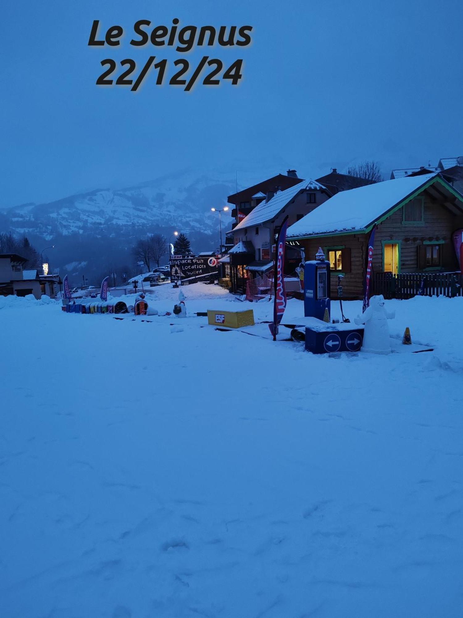 Studio Seignus D Allos Pieds Des Pistes Экстерьер фото